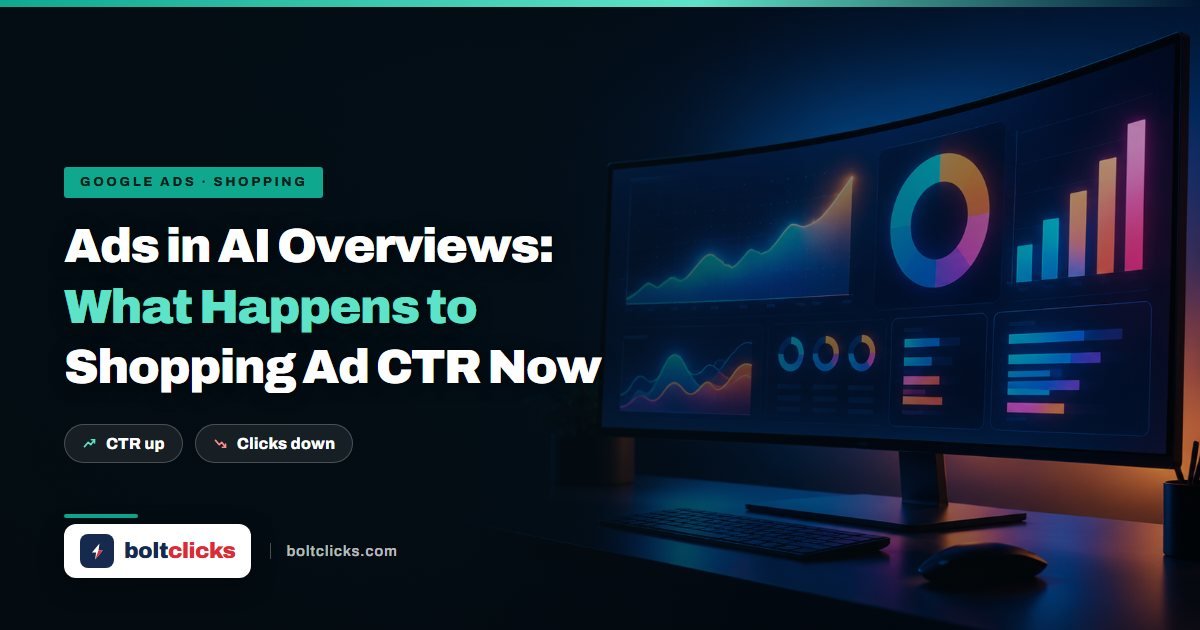Ads in AI Overviews: What Happens to Shopping Ad CTR Now